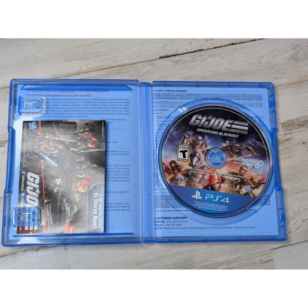 PS4 GI JOE Game Operation Blackout - Sony PlayStation 4 PS4 Game